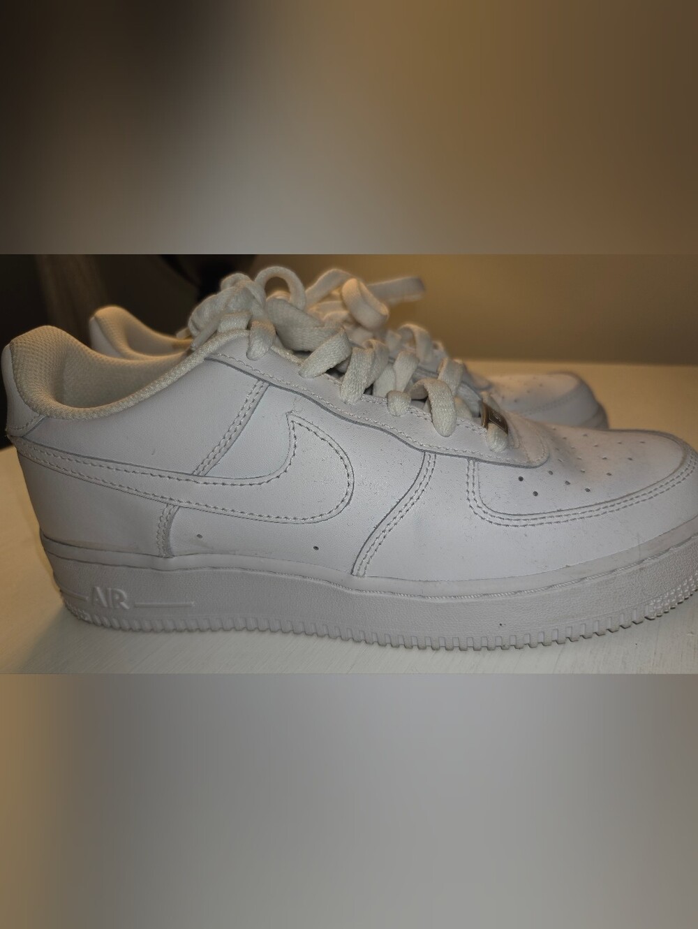 Nike Air Force 1 Low (GS) "Triple White 6Y/ Womens 8 With Box
